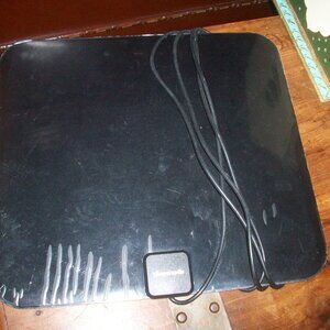 Flat Panel Indoor HD Digital TV Antenna Signal, Over Air TV, 9.5 ft Coax Cable,